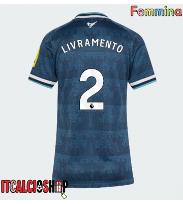 Newcastle United Tino Livramento #2 Seconda Maglia Femmina 2026-27 Manica Corta